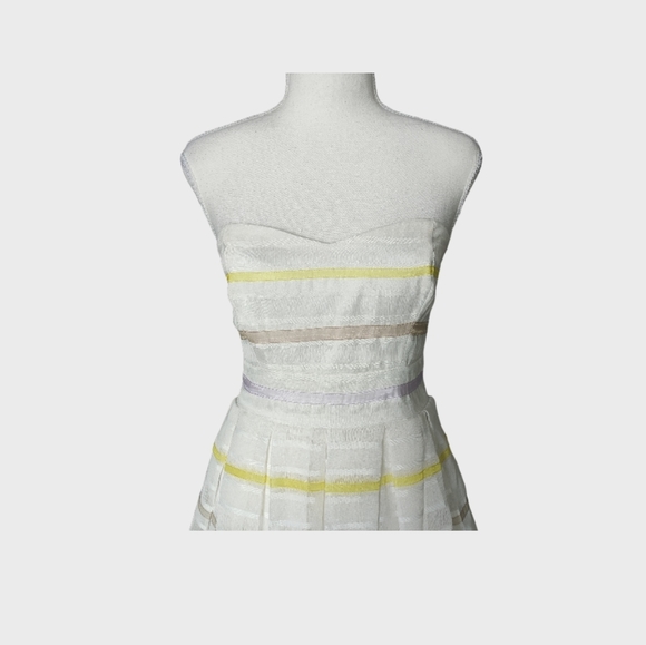 Portmans Semi formal Strapless Dress With Underlay Layers - Picture 2 of 8